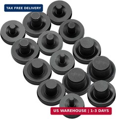SANATO 14 Pcs Steel Double Flares Tool Black Adapters,Suit For 3/16, 1/4, 5/16,