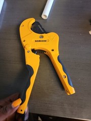 PVC Pipe Cutter Cuts Up To 2-1/2&Prime; PEX PVC PPR Plastic Hoses & Plumbing Pipes SK5