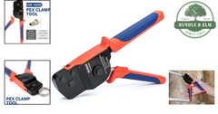 Versatile PEX Crimp Tool for Various Sizes, One-Hand Operation, Durable Design