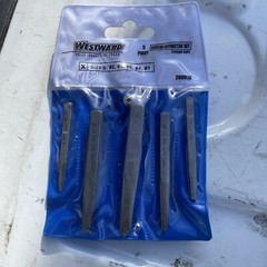 Westward 2RUR7A Screw Extractor Set,1/8 To 3/8, 5 Pcs.