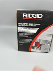 Ridgid 41408 Power Spin AUTOFEED Drain Cleaner Auger 25 ft. Drill/Manual