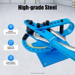 Premium Pipe Tube Bender 1&rdquo;-3&rdquo; inch Manual Tube Bender w/ 7 Dies Tubing Metal