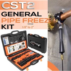 CST2 General Pipe Cleaners Cold-Shot Pipe Freeze Kit Small, Black and Orange