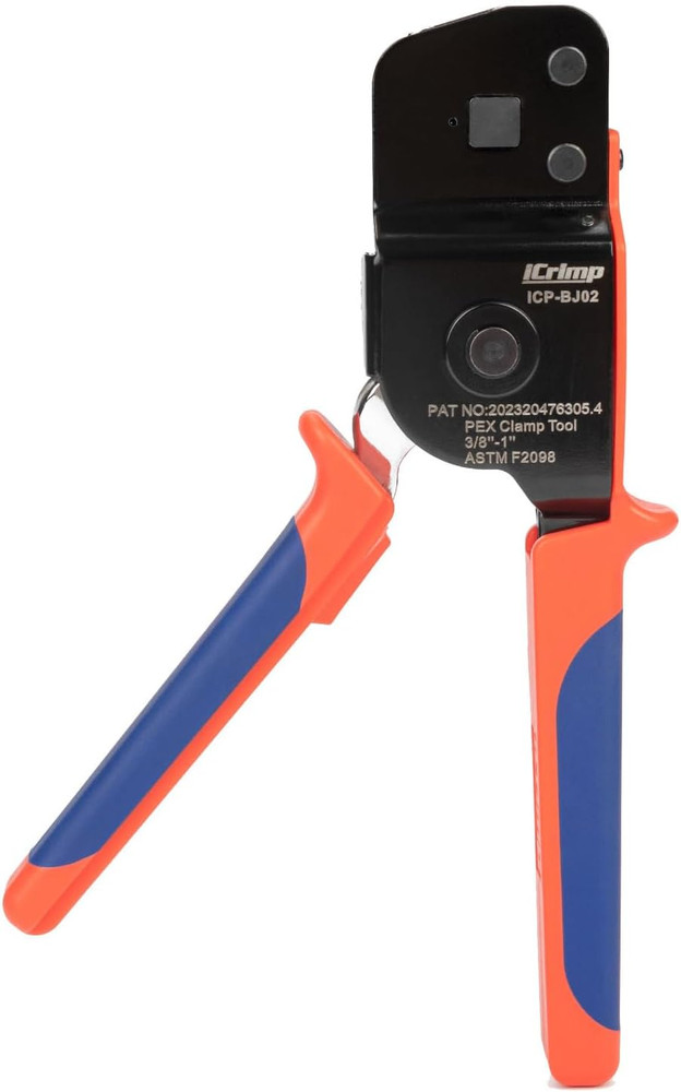 Icrimp One-Hand PEX Pipe Cinch Tool Meet ASTM F2098 Standard Clamps, Crimping To