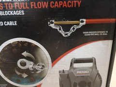RIDGID K9-12 FlexShaft Wall-to-Wall Drain Cleaner, 1/4 in. x 30 ft. &ndash; USED ONCE!