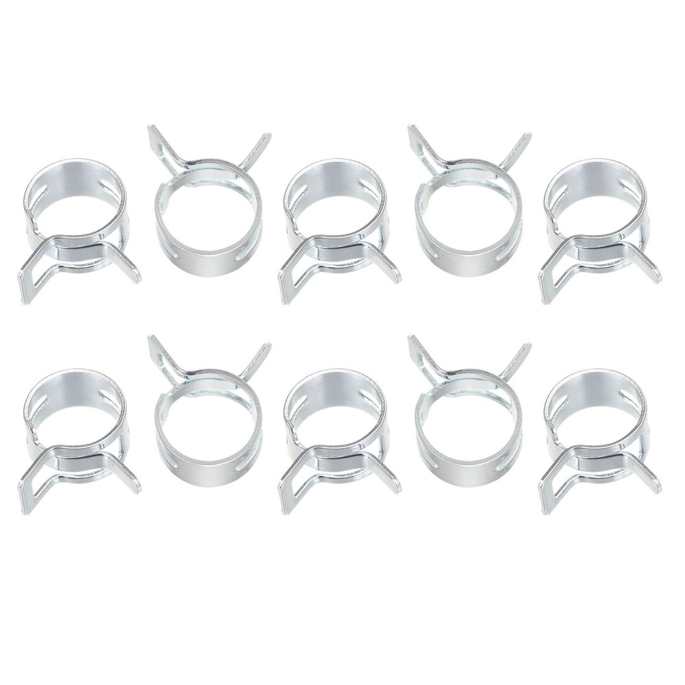 Spring Hose Clamp, 20pcs 65Mn Steel 13mm Low Pressure Air Clip, Zinc Plated