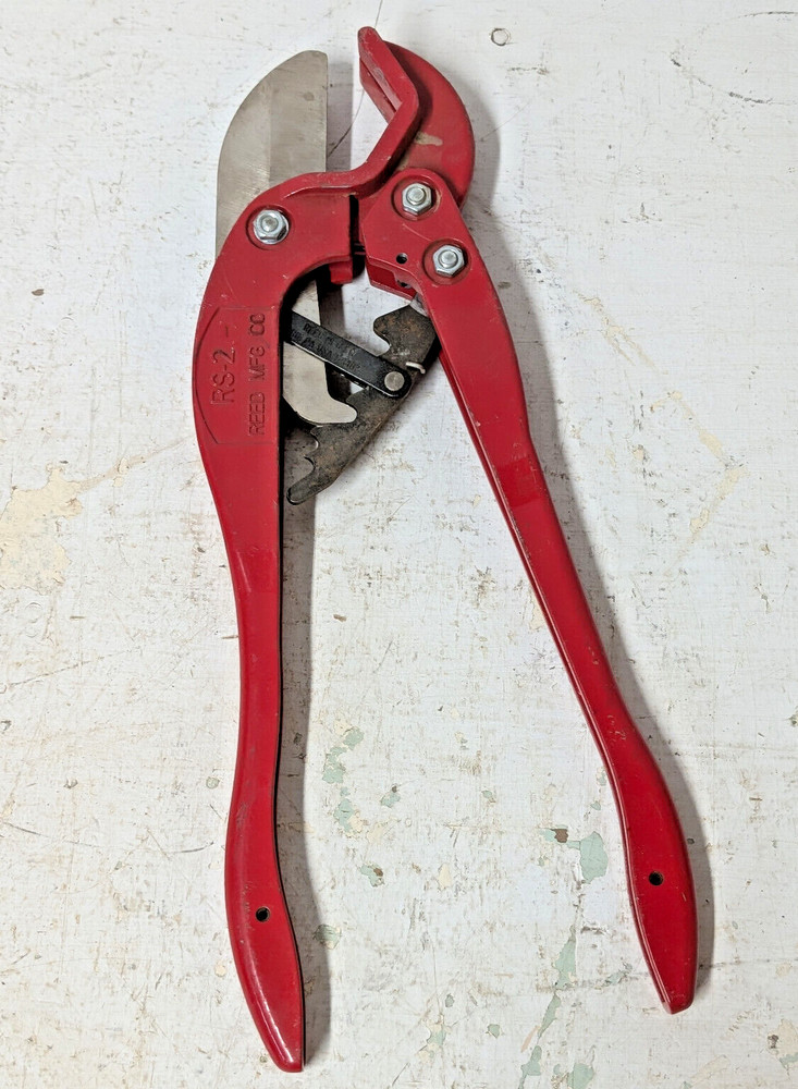 Reed Manufacturing RS2 2&Prime; Ratchet Shears PE, PP, PEX, and ABS Pipe & Tubing
