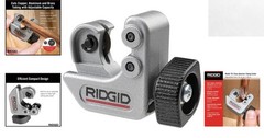 Silver CC247 Tubing Cutter, Precision Control & Spare Wheel for Professionals