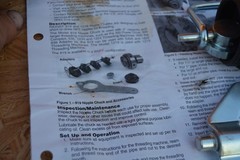 Ridgid 51005 Nipple Chuck Kit Model 819 Pipe Threading 1/2&Prime;-2&Prime; NPT NEW