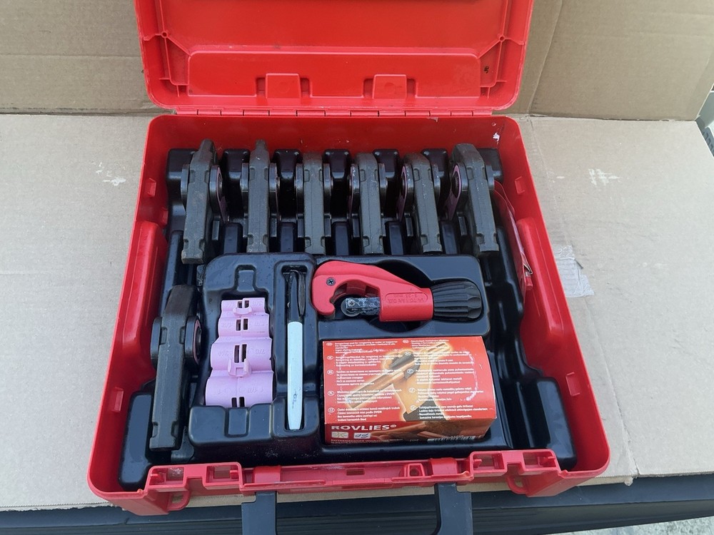 ROTHENBERGER MaxiPro Press Jaw Set: 1/4&rdquo;, 3/8&rdquo;, 1/2&rdquo;, 5/8&rdquo;, 3/4&rdquo;, 7/8&rdquo;, 1 1/8&rdquo;