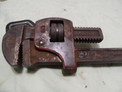 Vintage Ridge Tool Co. Improved STILLSON Pipe Wrench 18&Prime; Made in USA EXCELLENT
