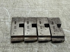 OSTER Symbol 300 Pipe Dies HSS, 1-1/2&Prime; to 2&Prime; NPT #12020 Used