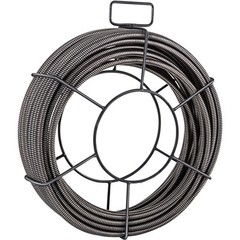 VEVOR Drain Cable Sewer Cable 100Ft 3/8In Drain Cleaning Cable Auger Snake Pipe