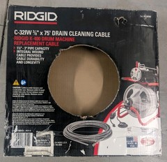 RIDGID 3/8 in. x 75 ft. C-32 IW Integral Wound Drain Cleaning Snake Auger