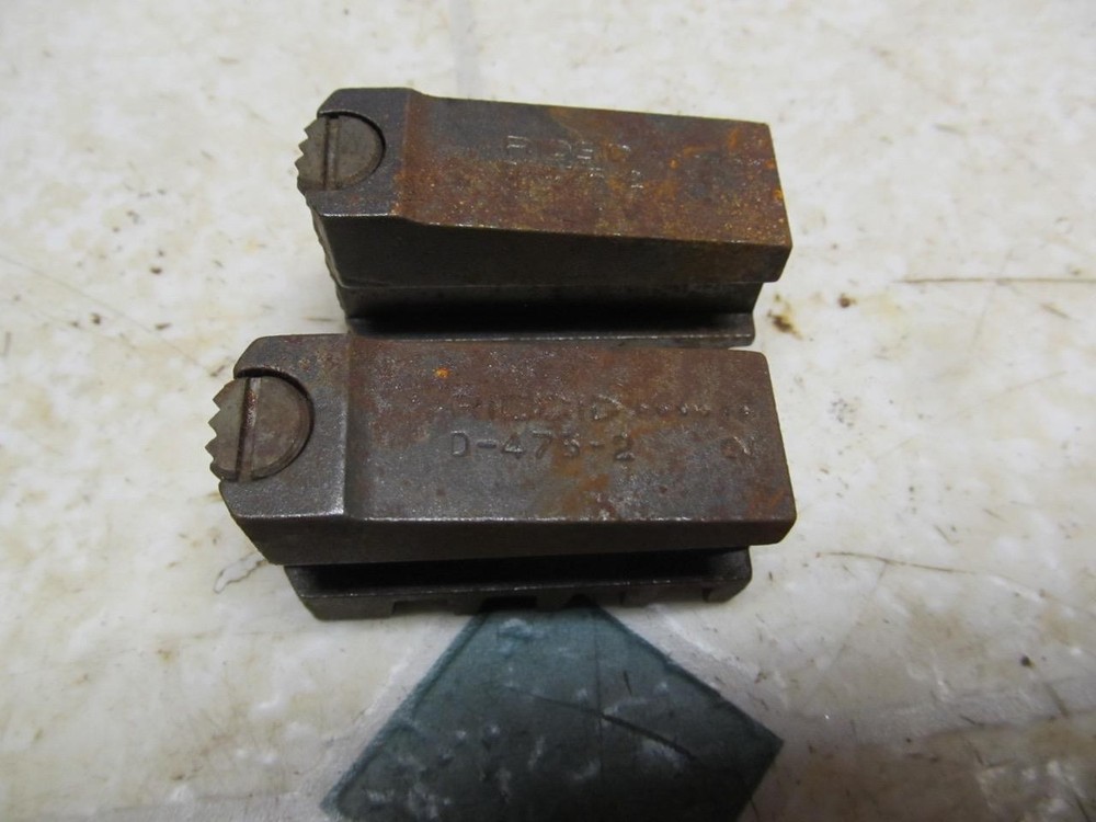 Ridgid D475-2 Chuck Jaws for 535 Pipe Threader #1 #2 Only
