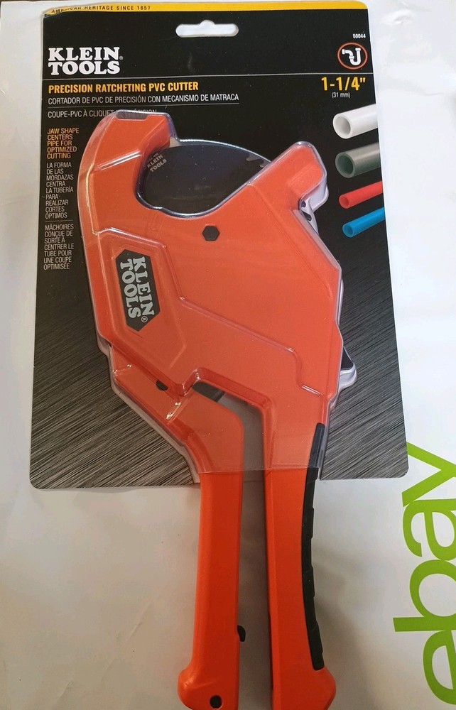 klein tools precision Ratcheting PVC Cutter 50044 1-1/4&Prime;