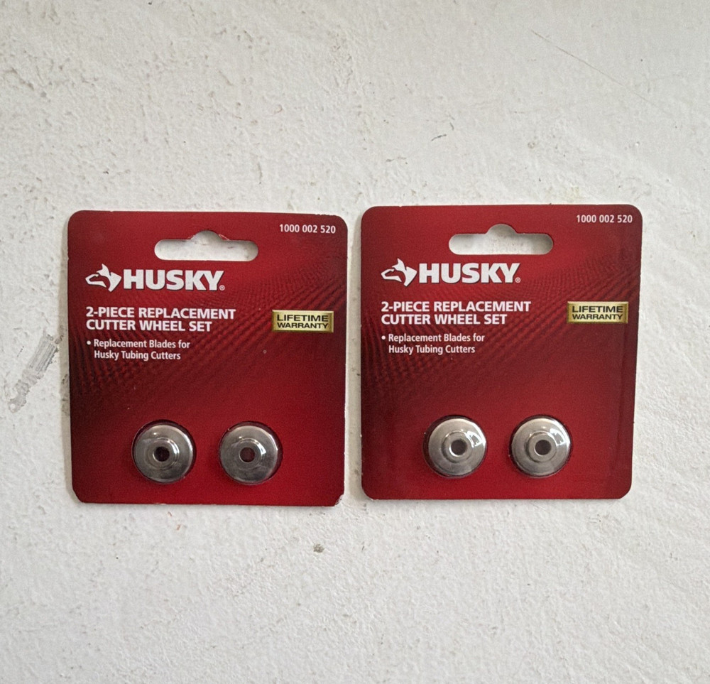 Husky 2-Piece Replacement Cutter Wheel Set for Tubing Cutters 1000 002 520