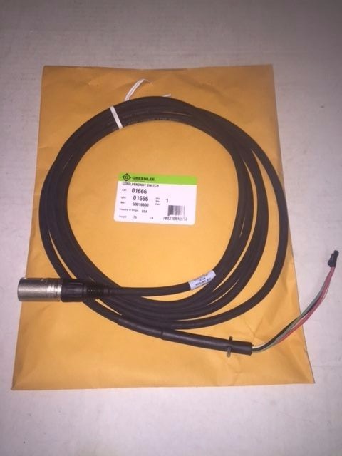 GREENLEE 855 CONDUIT PIPE BENDER DIGITAL REMOTE PENDANT LOAD UNLOAD SWITCH PART