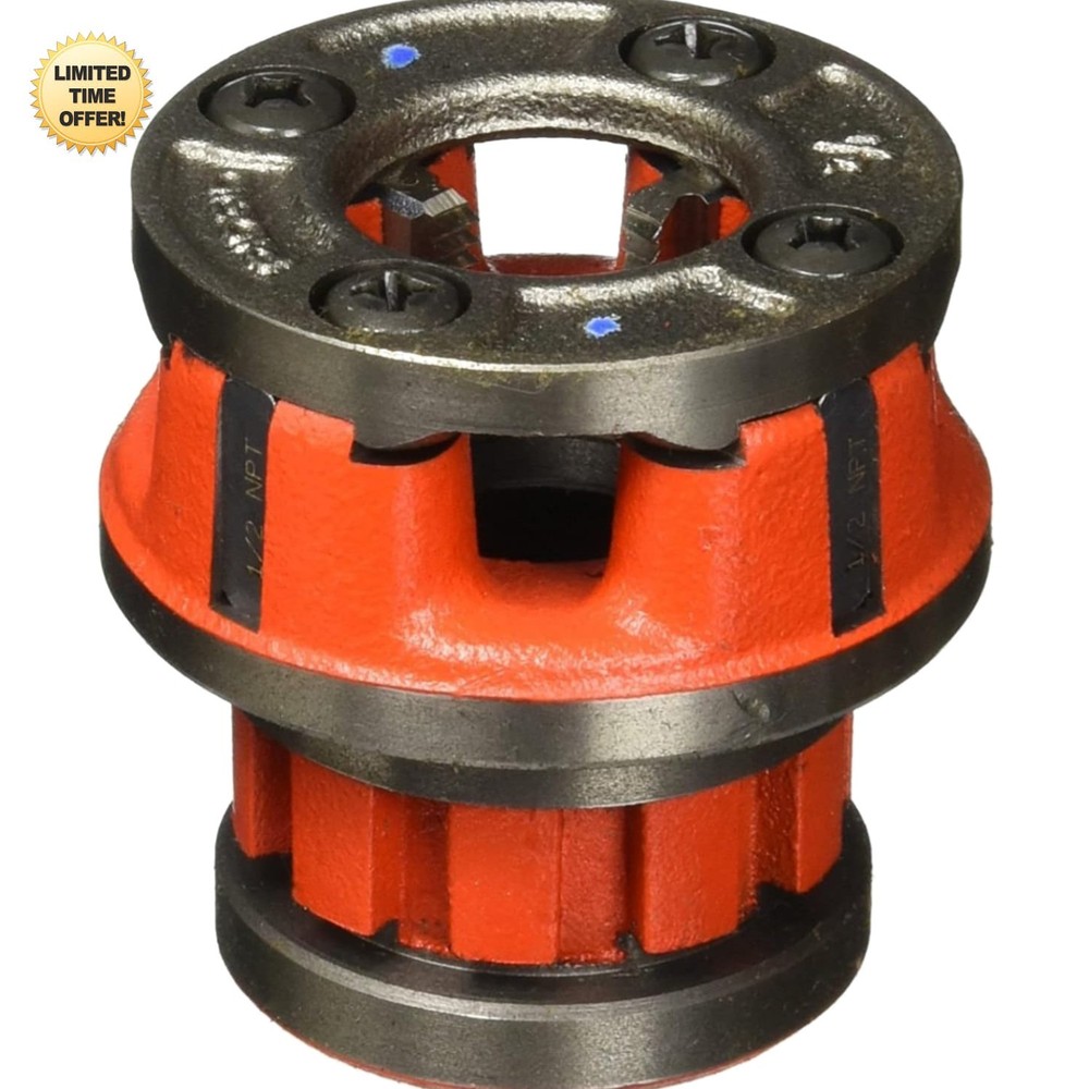 36890 Model OO-R Alloy Die Head for Pipe Threading 1/2-Inch NPT, 14 TPI