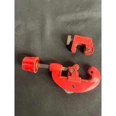 Vintage Red Copper Pipe Tubing Cutter Set 1/8 to 1-1/8 Inch 3-28mm & Mini 3-16mm