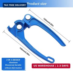 Tnisesm Mini 90 Degree Tubing Bender Tool Fits 1/8-Inch (3mm), 3/16-Inch (4mm),