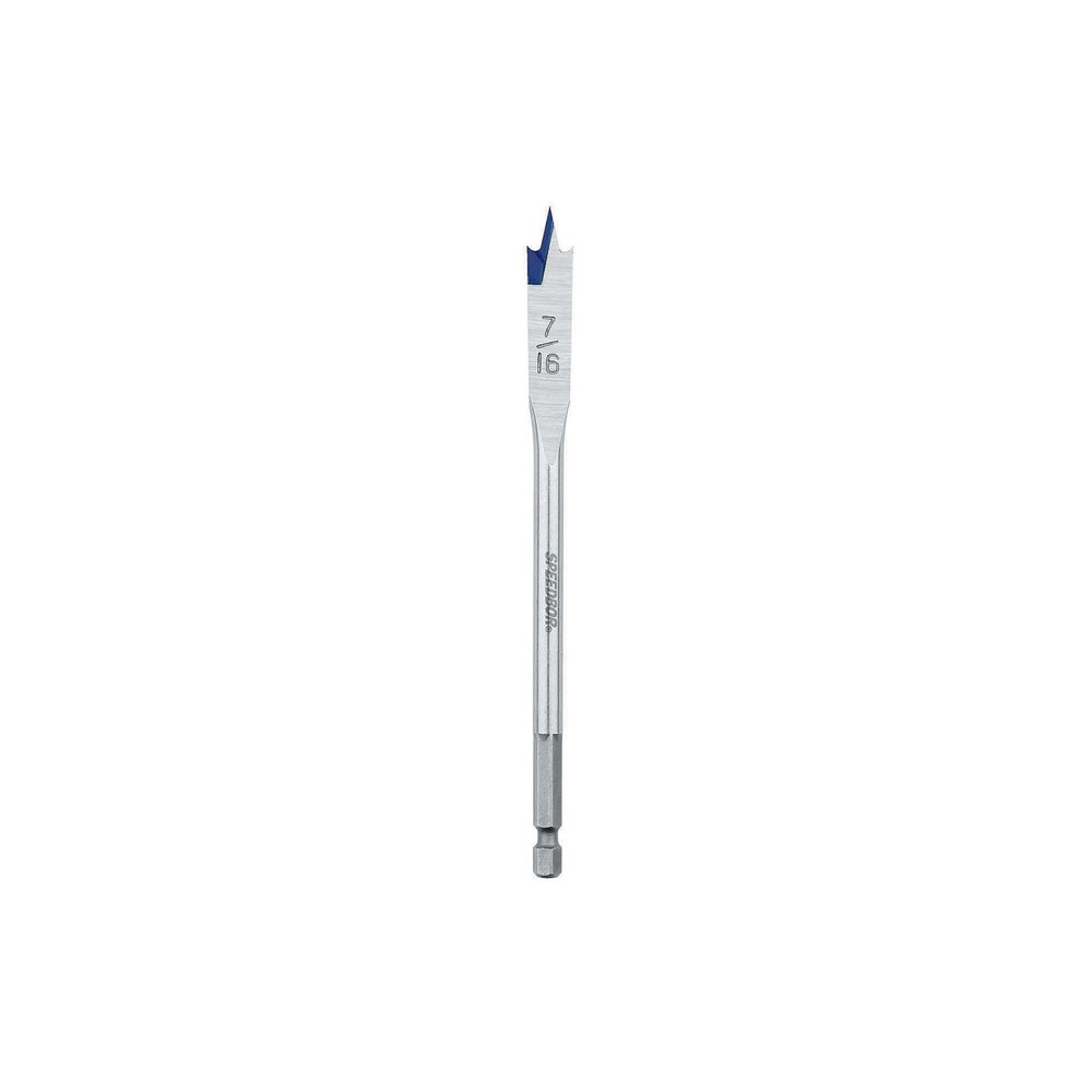 IRWIN 88807 SPAD BIT 7/16&Prime; 6&Prime; HIGH CARBON STEEL 1/4&Prime; HEX SHANK