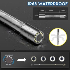 100ft Sewer Camera with 4.3&rdquo; Monitor & 1000TVL for Clear Pipe Inspections