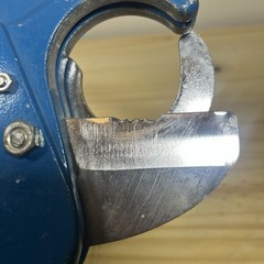 Klein Tools 50501 Ratcheting PVC Cutter 1/2&Prime; to 2&Prime; Blue Hand Crank Rare Vintage