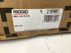 Ridgid 37857 Drain Cleaning Cable, 1/2 In. X 50 Ft.