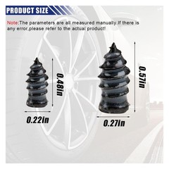 Tire Repair Kit 100PCS Rubber Nails for Cars, Motorcycles, Trucks & ATVs