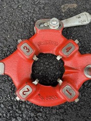 Ridgid 500A Die Head Set W Holder! Self Oiling Quick Opening 535A 300 Compact