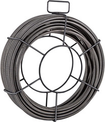 Drain Cleaning Cable 75Ft X 3/8 Inch Solid Core Cable Sewer Cable, Drain Auger C
