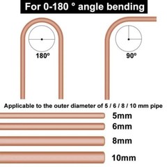 Multi-purpose Pipe Bender 180 &deg; Four-in-one Pipe Bender Combined Bender