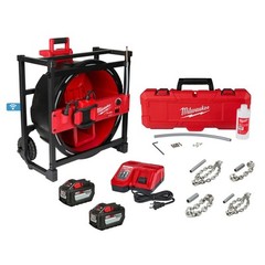 Milwaukee 2819-22 M18 FUEL High Speed Chain Snake for 1-1/2&Prime; &ndash; 4&Prime; Pipes