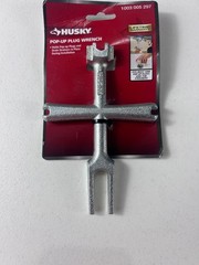 Lot of 2 Husky Pop-Up Plug Wrench Dual End Plumbing Tool Sink Drain Install NEW