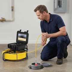 200ft Sewer Main Inspection, Pipeline Inspection Camera, 1200TVL Video Scope