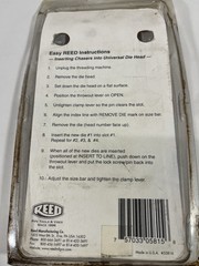 Reed UHN1/2-3/4 Universal Die Segment- Npt Hs Steel 1/2&Prime; &ndash; 3/4&Prime; NOS