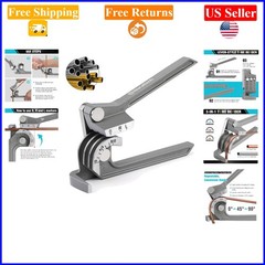 3-IN-1 Tube Bender for Copper, Brass, Aluminum, 1/4-3/8&Prime;, Grey