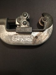 Vintage General Tools No. 120 Tubing & Conduit Pipe Cutter MADE IN USA.