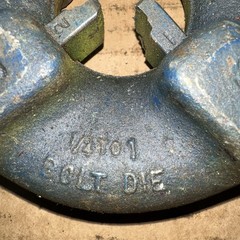 RIDGID BOLT DIE HEAD 500B Bolt with 1/2&Prime; X 13 NC Dies