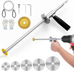 Inside Pipe Cutter for Pvc Pipe with Handle and Diamond Grit Cutting Wheel, P&hellip;