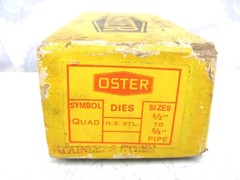 OSTER &ndash; 6C3 &ndash; QUAD &ndash; H.S. STL. STAINLESS SS &ndash; 1/2&Prime; to 3/4&Prime; Pipe 1, 2, 3, 4