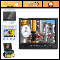 Ultra HD 9&Prime; Sewer Camera with 16GB DVR &ndash; Pipe Inspection Borescope Accessory