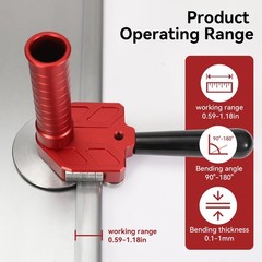Sheet Metal Bender One Station Disc,90&deg;-180&deg; Bending Angle Sheet Metal Roller&hellip;
