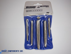 WESTWARD 2RUR7 SCREW EXTRACTOR SET, 1/8 &ndash; 3/8, 5 PCS.