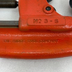 RIDGID 32830 NO 3-S PIPE CUTTER 1 TO 3 INCH HEAVY DUTY PIPE CUTTING TOOL USA