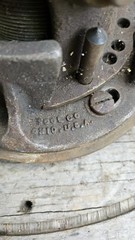 ANTIQUE RIDGID TOOL CO NO.65-R RIGID 1&Prime; TO 2&Prime; RATCHET PIPE THREADER
