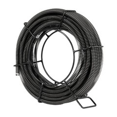VEVOR Sectional Drain Cleaning Cable 66FTx5/8In & 7 Cutters for 0.8&Prime;-3.9&Prime; Pipes