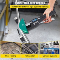VEVOR Copper Pipe Bender HVAC Refrigeration Ratcheting Tube Bender 1/4&Prime; to 7/8&Prime;