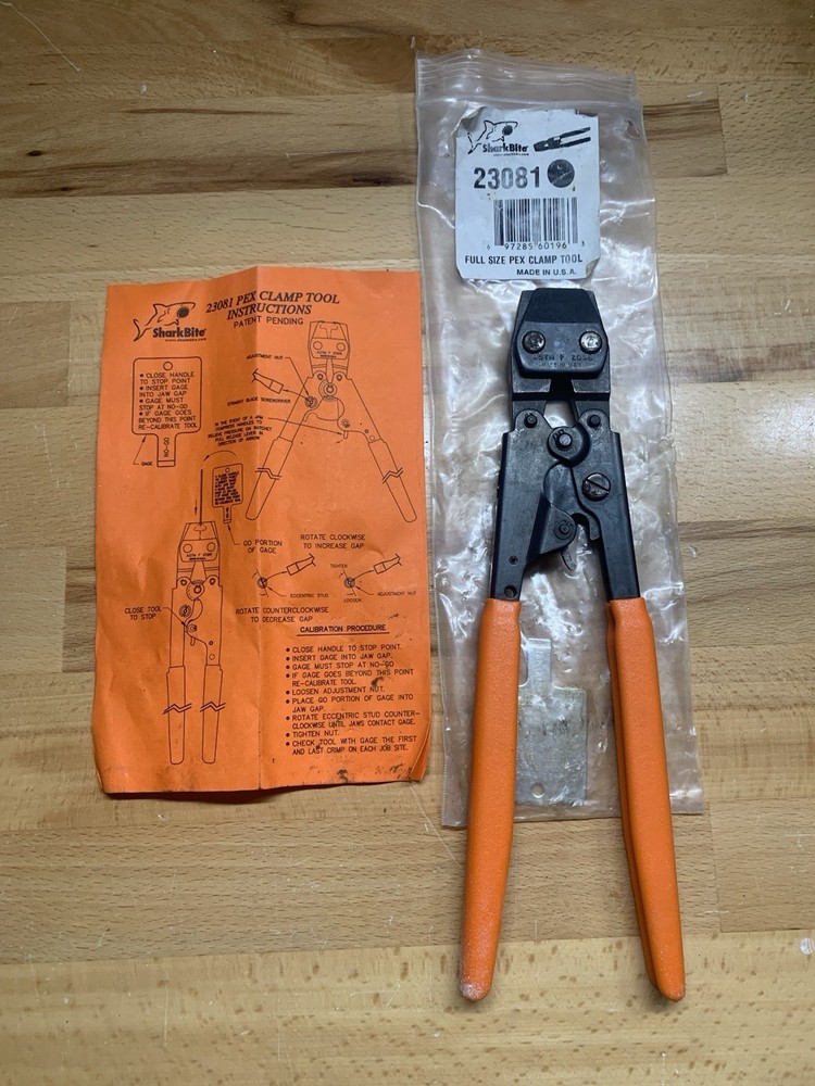 SharkBite 23081 Pex Clamp Tool Rough Plumbing Pipe and Fitting Tools